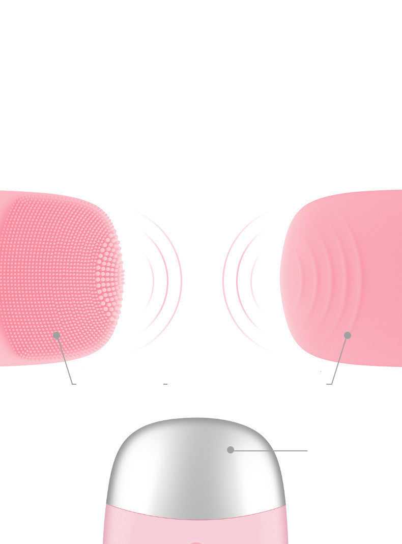 UGLOVV Glow Pulse Mini Silicone Electric Face Cleansing Brush